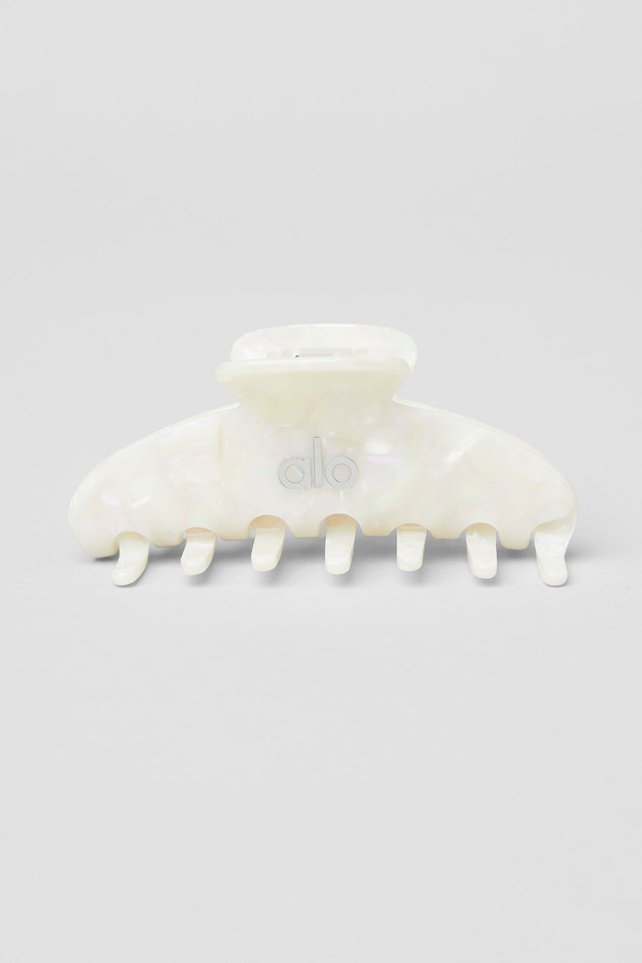 90's Claw Clip - White Pearl