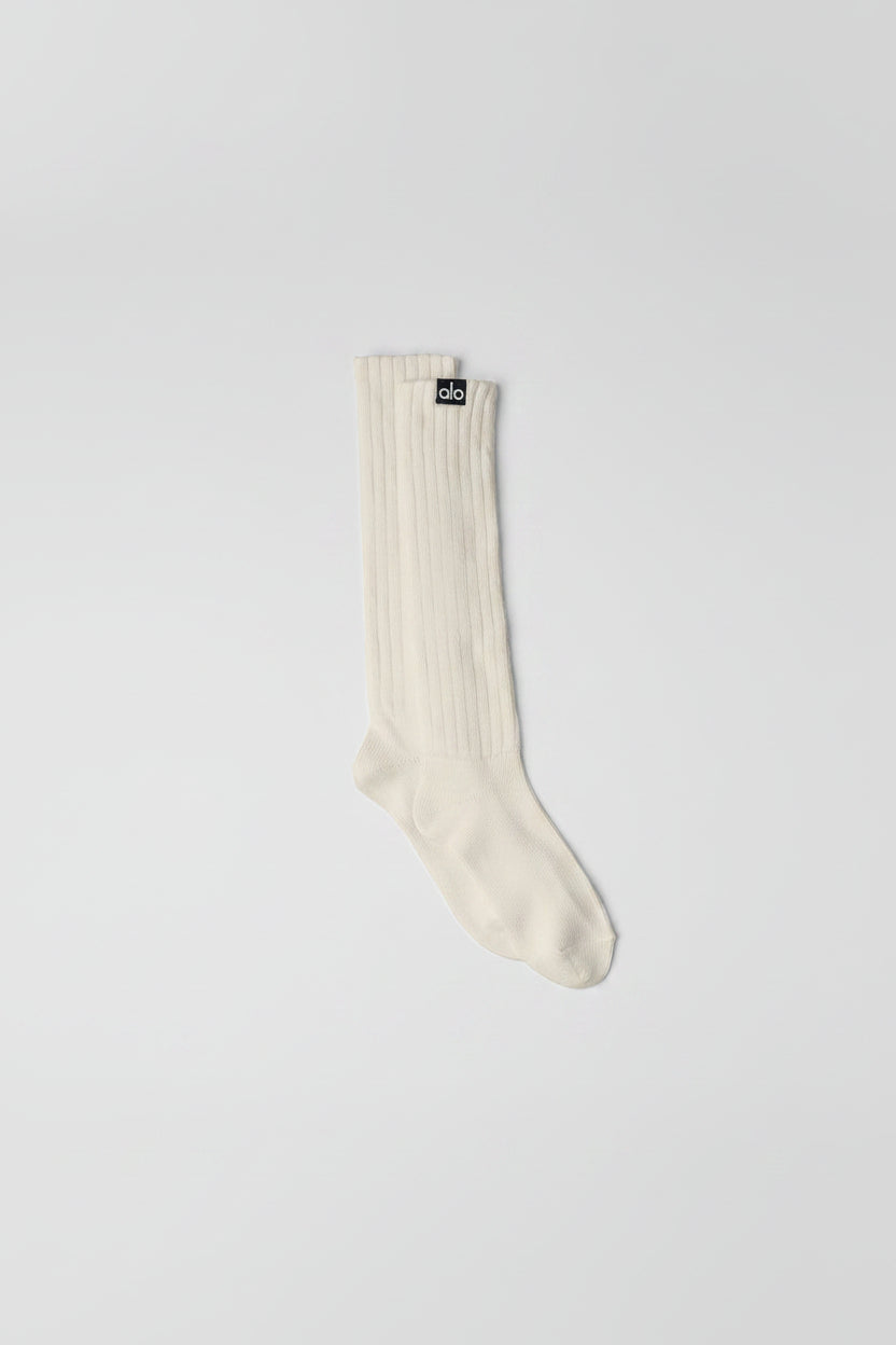 Unisex Scrunch Sock - Bone