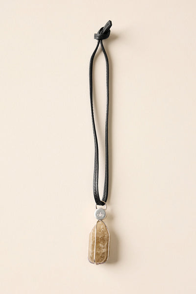 Intention Crystal - Smoky Quartz/Chrome