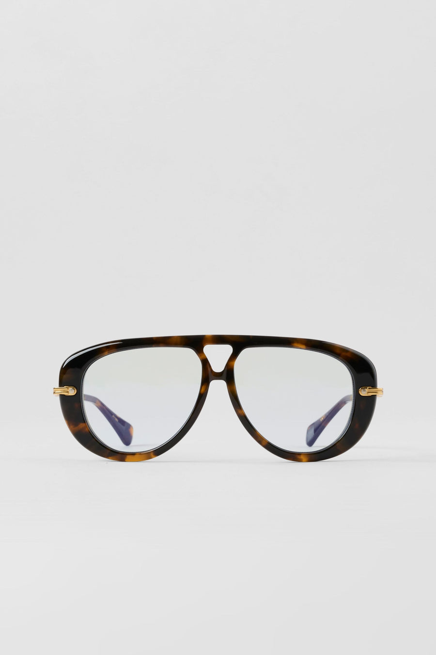 Aviator Sunglasses - Tortoise/Blue