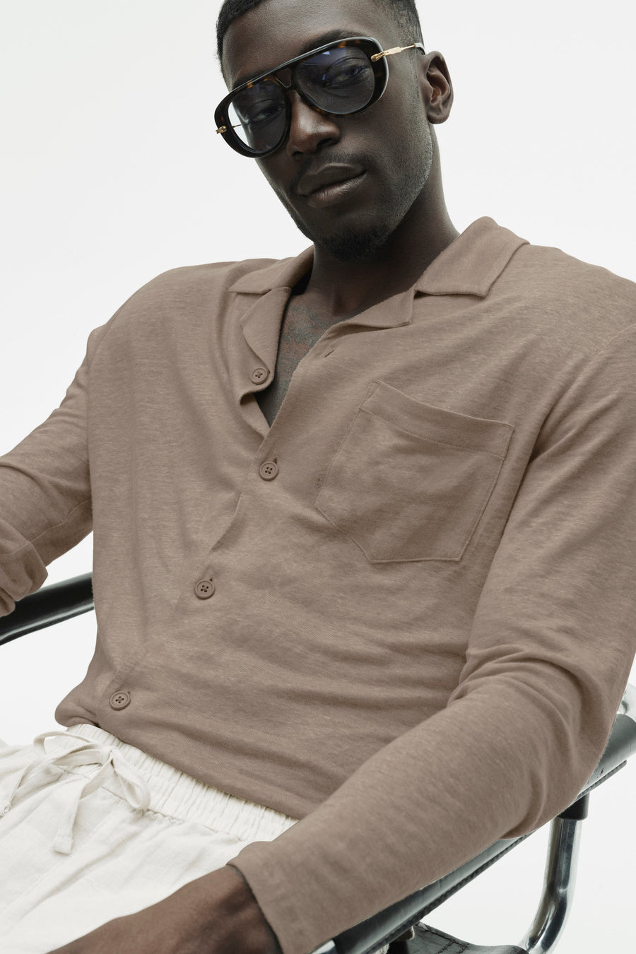 Aviator Sunglasses - Tortoise/Blue