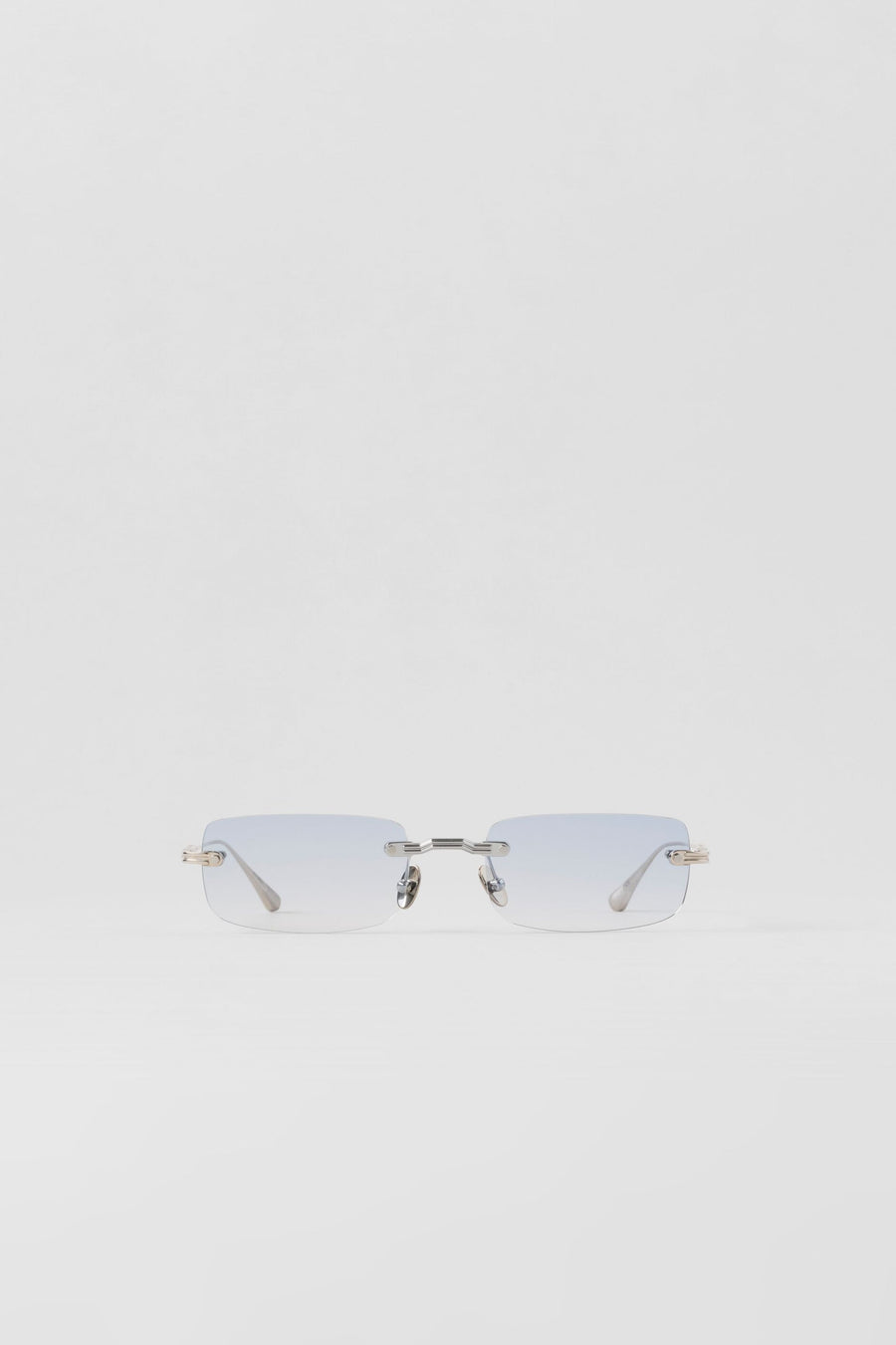 Wire Sunglasses - Chrome/Blue Gradient