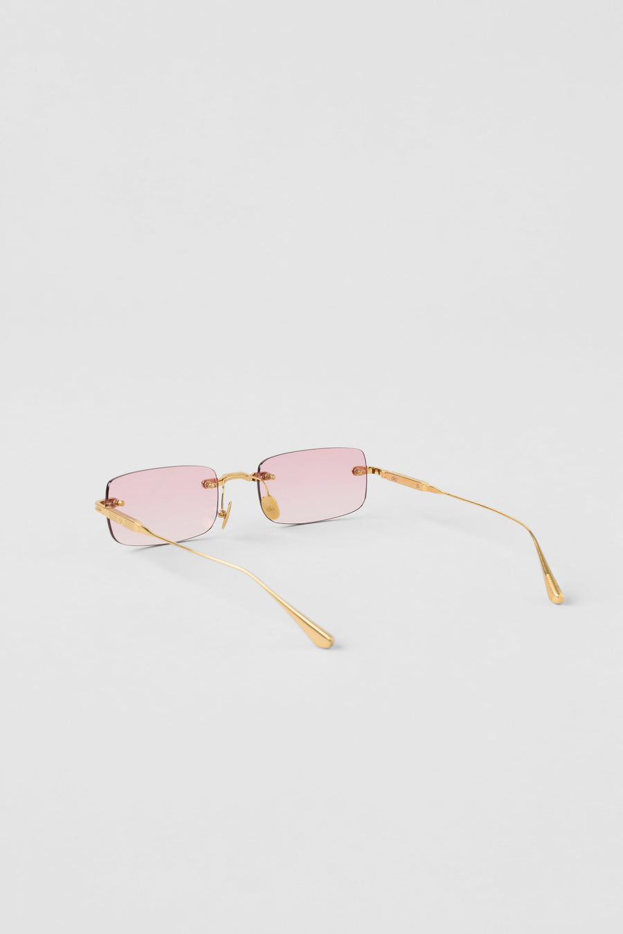 Wire Sunglasses - Gold/Pink Gradient