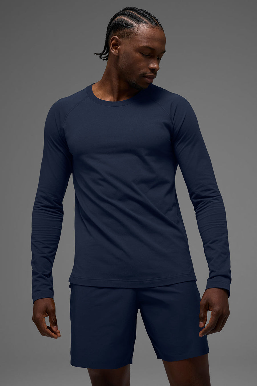 Vapor Crewneck Long Sleeve - Navy