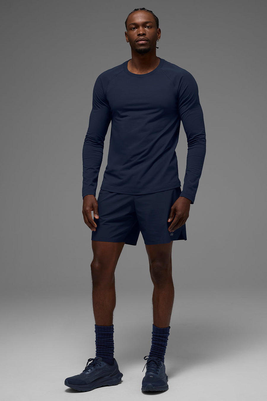 Vapor Crewneck Long Sleeve - Navy