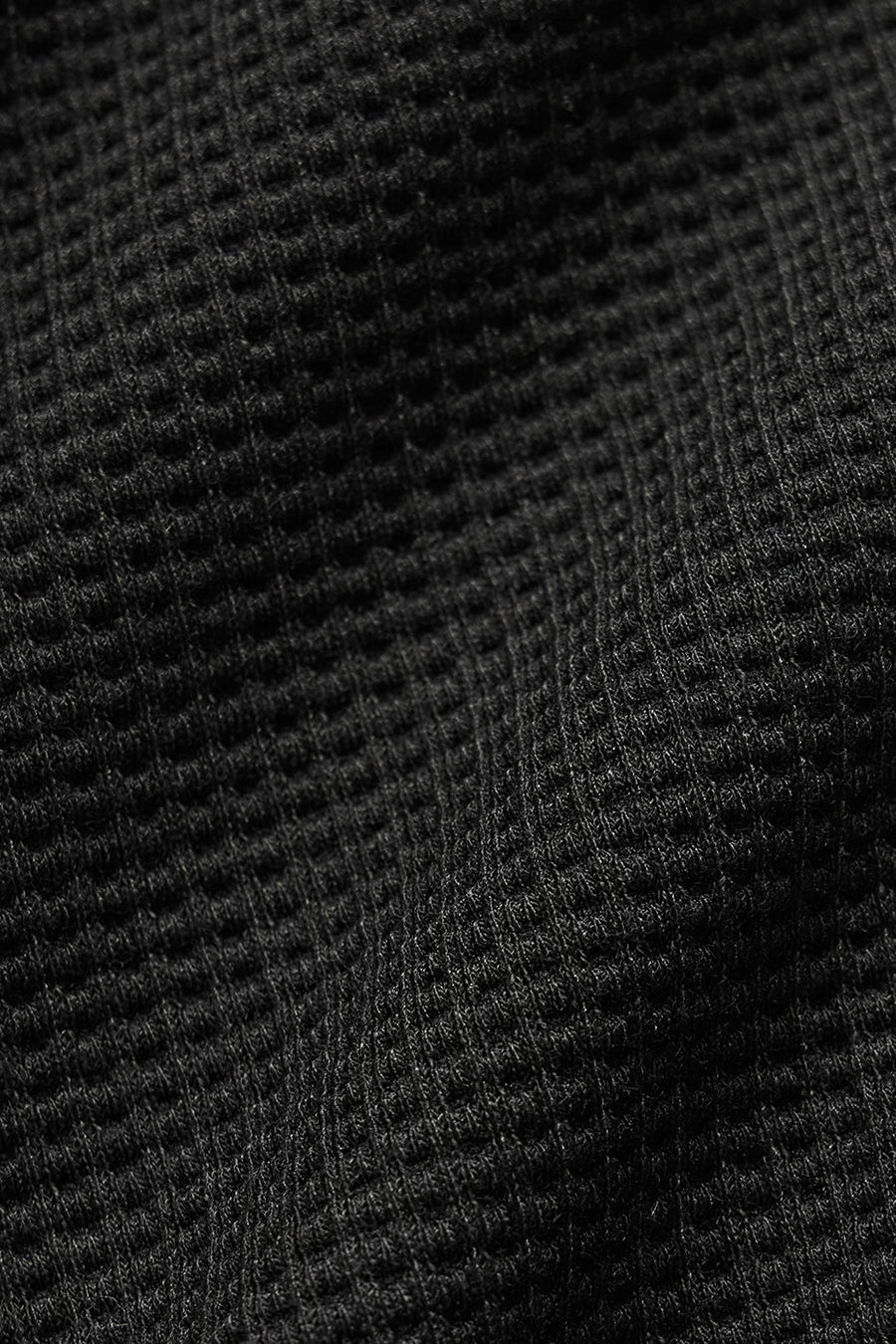 Waffle Lounge Jogger - Black