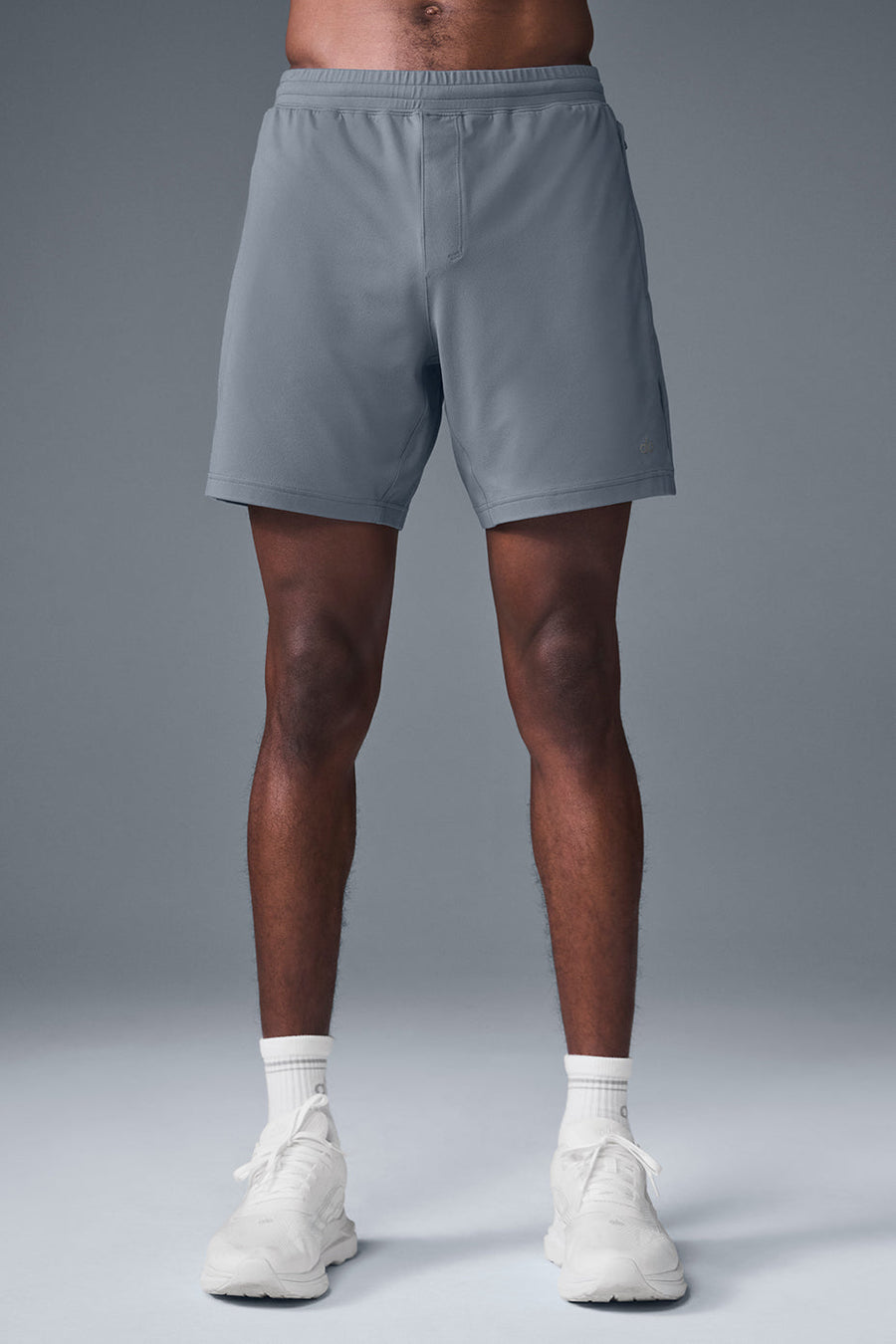 7\" Conquer React Performance Short - Steel Grey