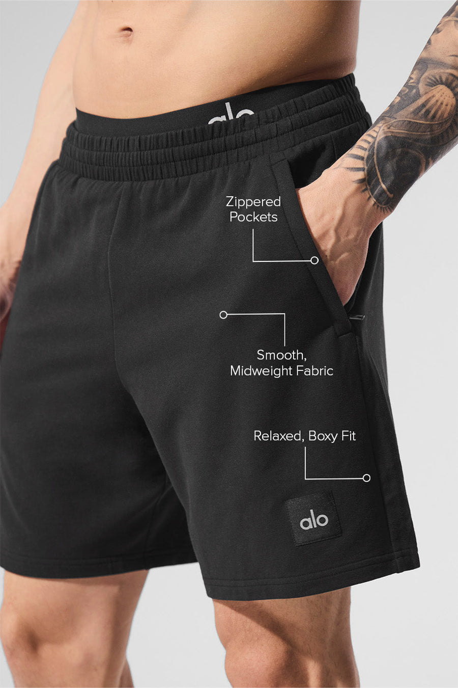 7\" Double Take Short - Black