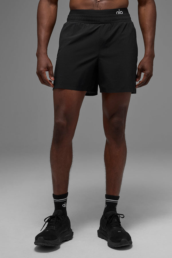 5\" Traction Running Short - Black