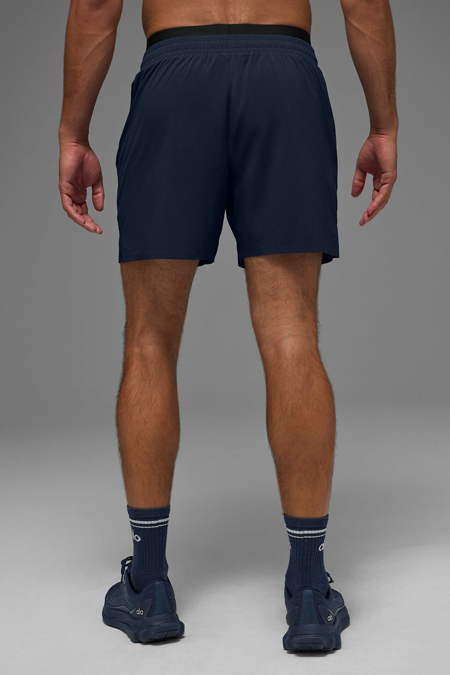 5\" Traction Running Short - Navy