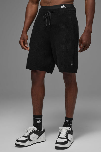 7\" Sports Club Sweater Knit Short - Black