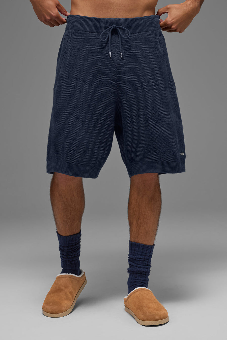 7\" Sports Club Sweater Knit Short - Navy