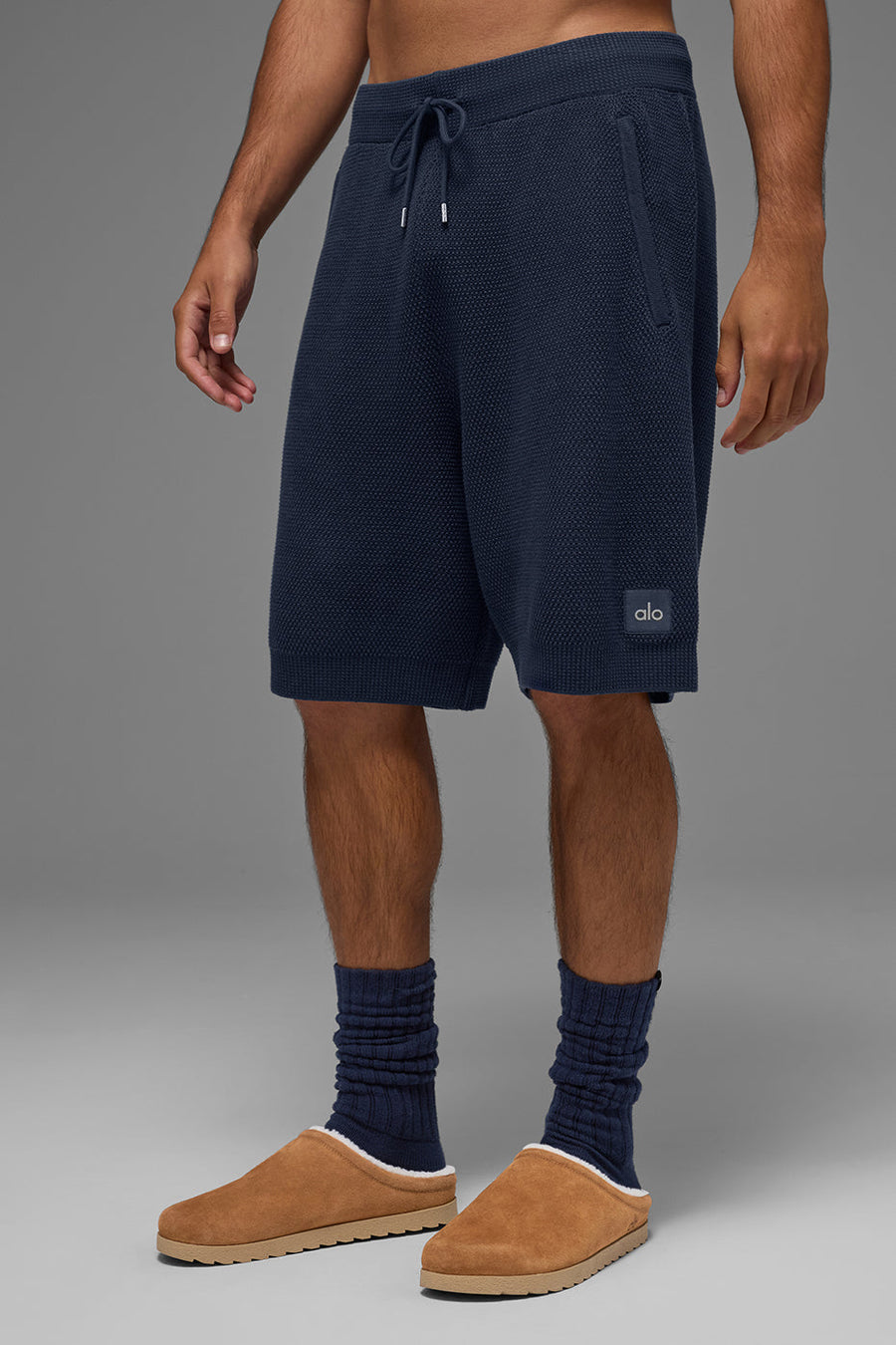 7\" Sports Club Sweater Knit Short - Navy