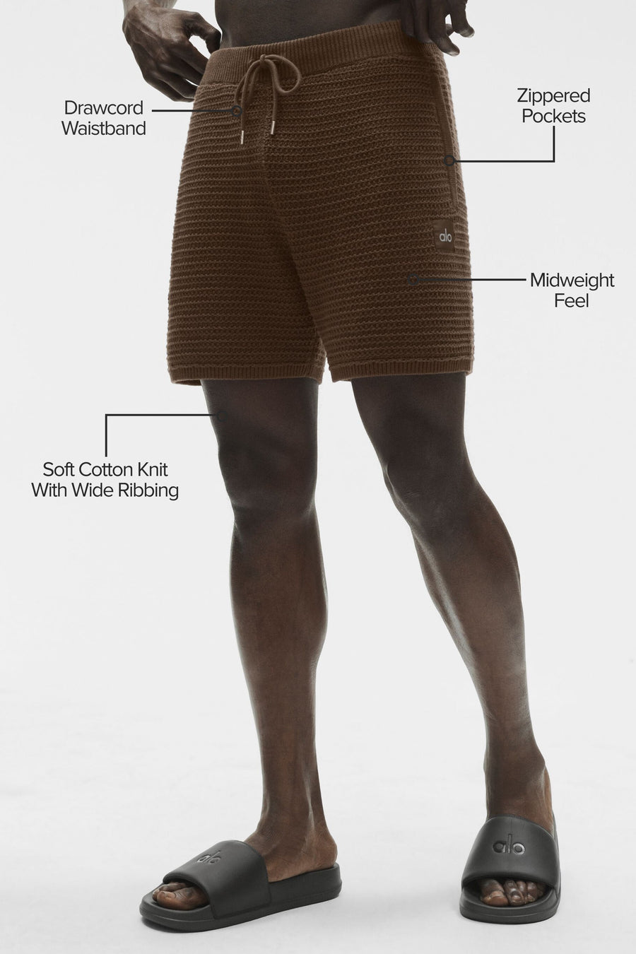 5\" Shift Knit Short - Espresso