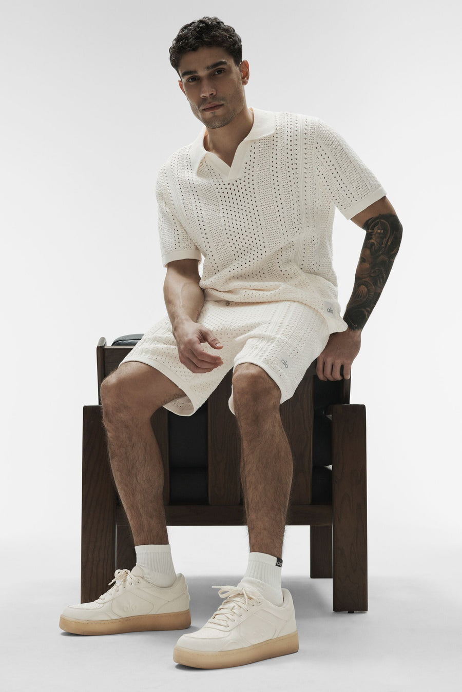 7\" Coastline Knit Short - Ivory