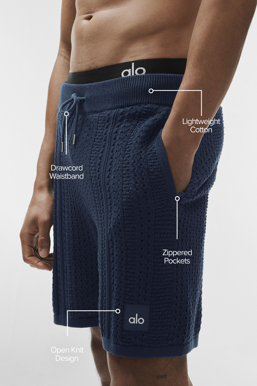 7\" Coastline Knit Short - Navy