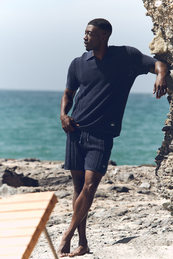 7\" Coastline Knit Short - Navy