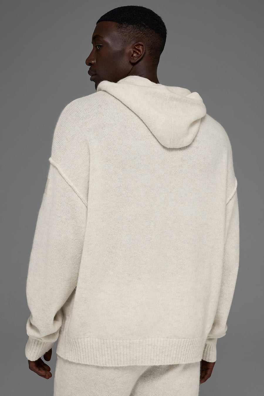 Wool Cashmere New Class Hoodie - Bone Heather