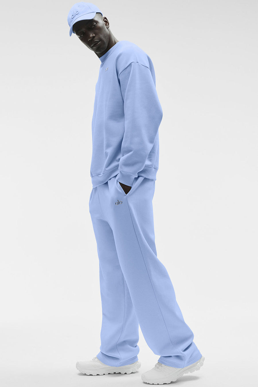 Accolade Straight Leg Sweatpant - Light Provence Blue