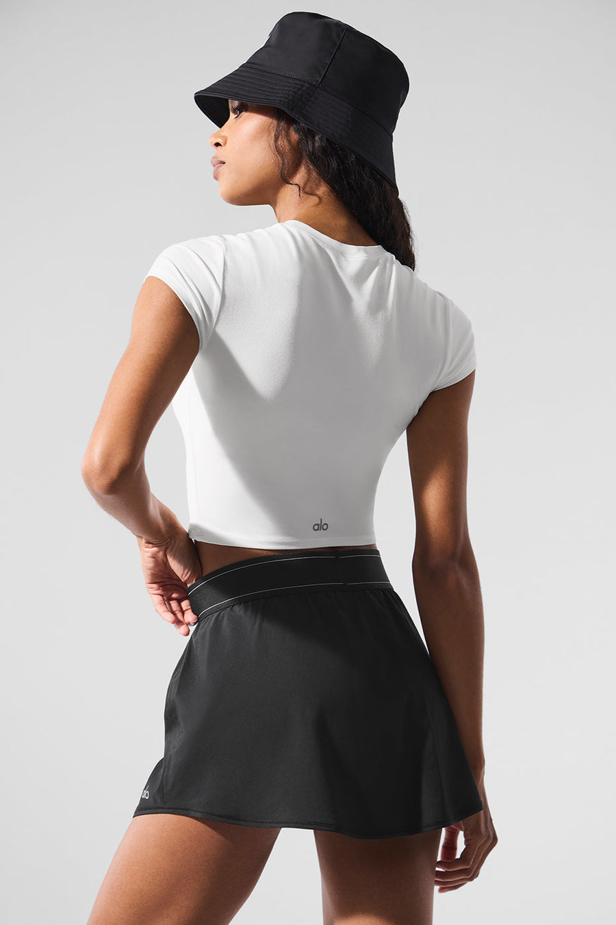 Ultrasoft Crop Finesse Short Sleeve - White