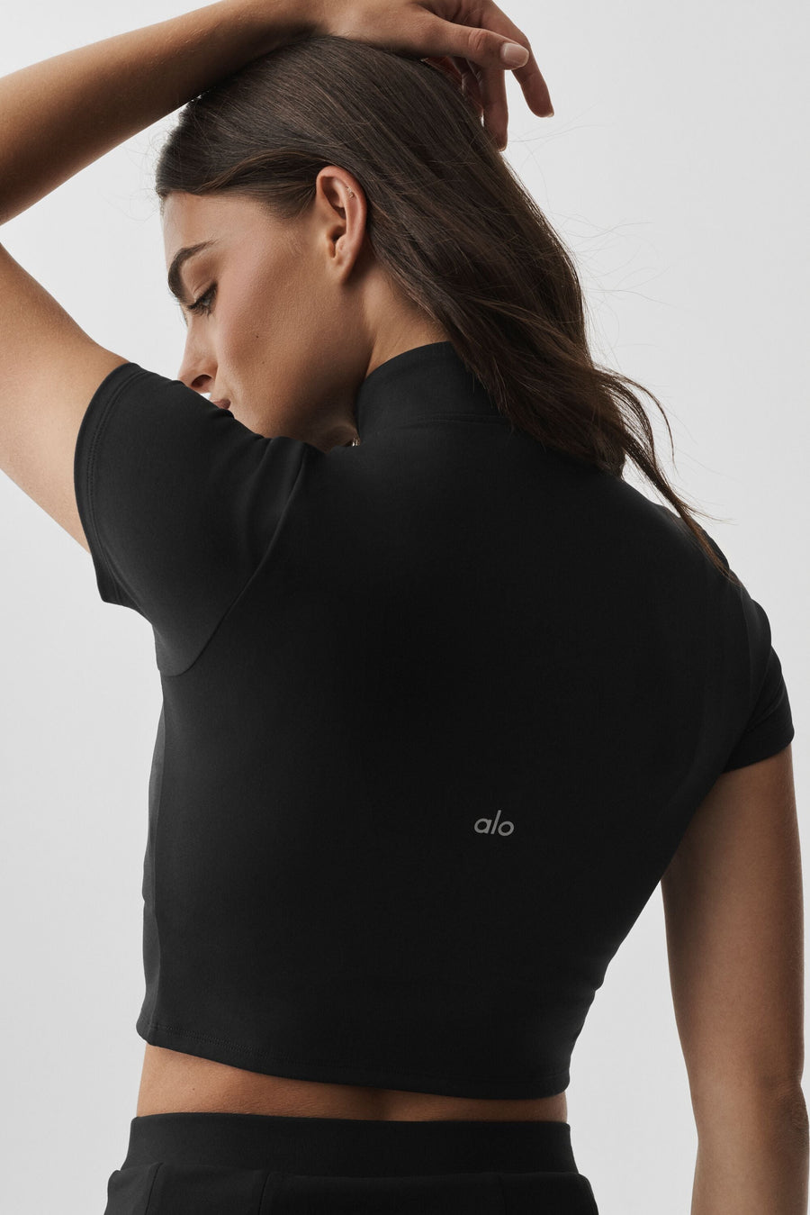 Softsculpt Full Zip Short Sleeve - Black