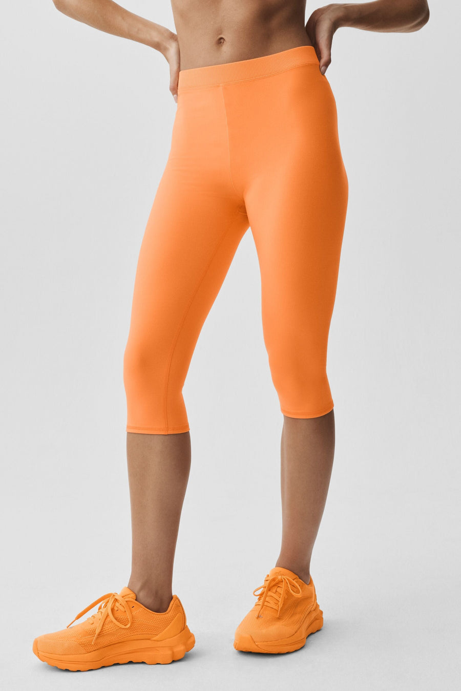 Ultrasoft High-Waist Iconic 90's Capri - Satsuma Breeze