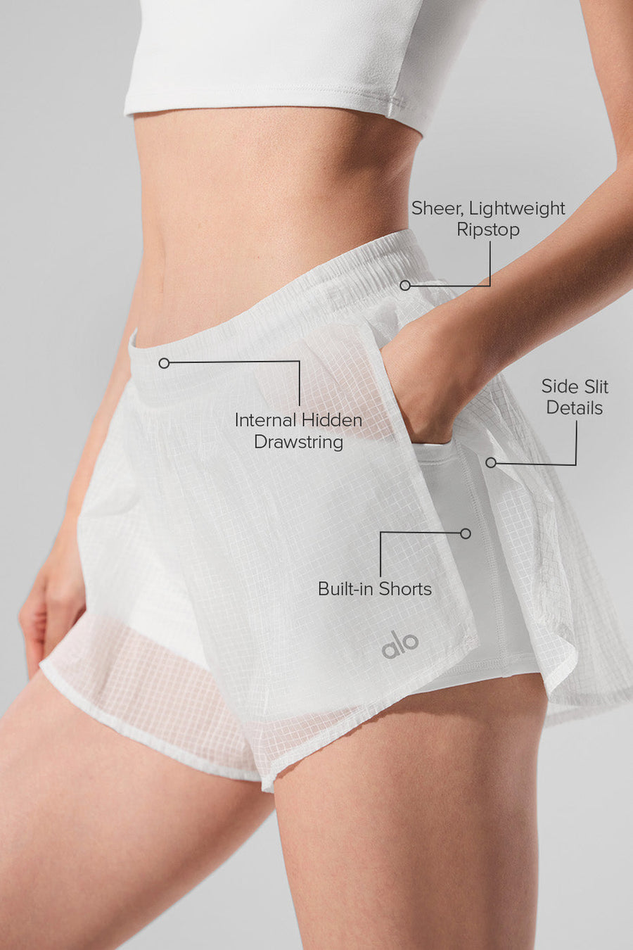 Game Time Short - White