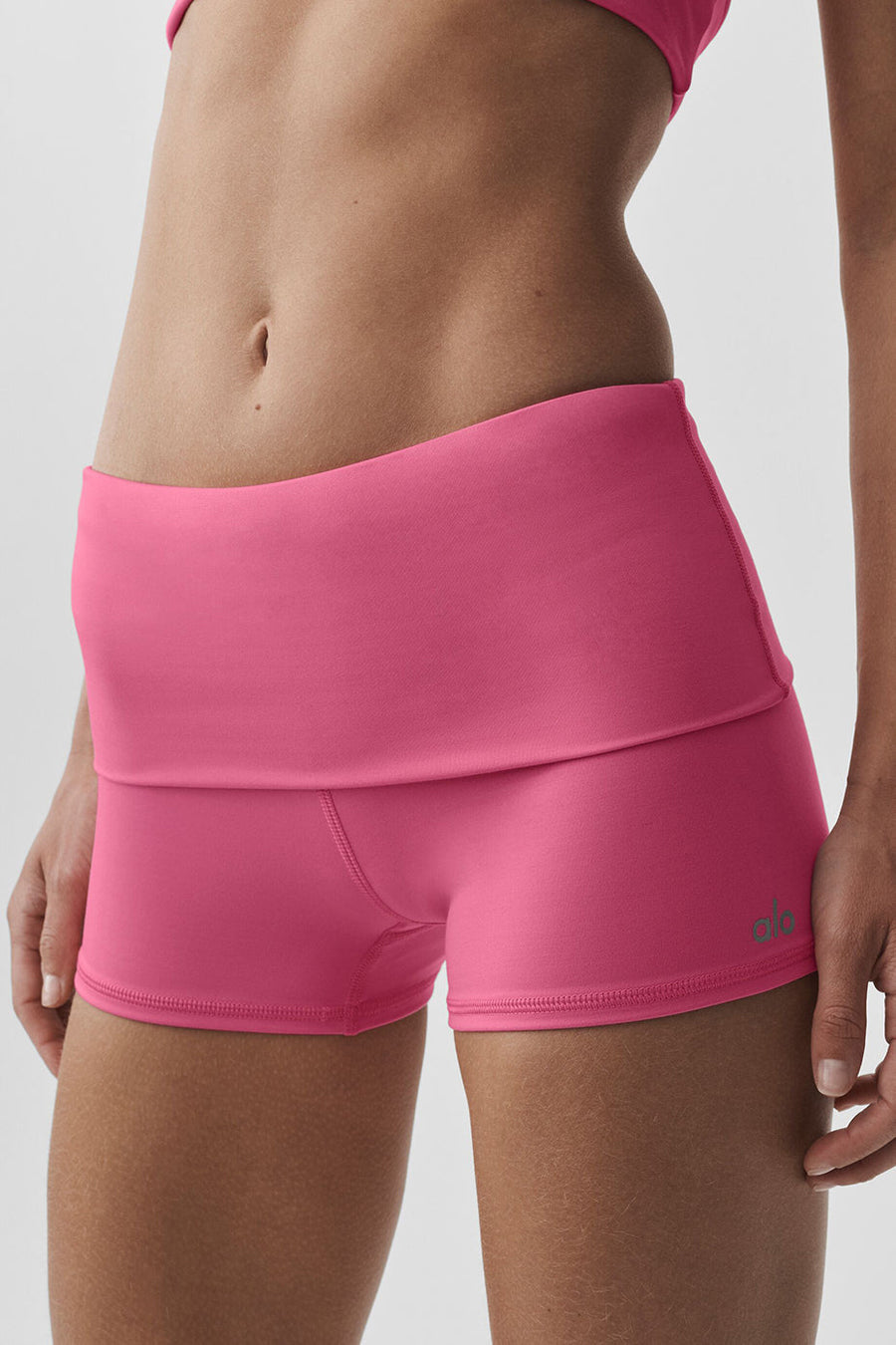3\" Softsculpt Low-Rise Foldover Short - Paradise Pink