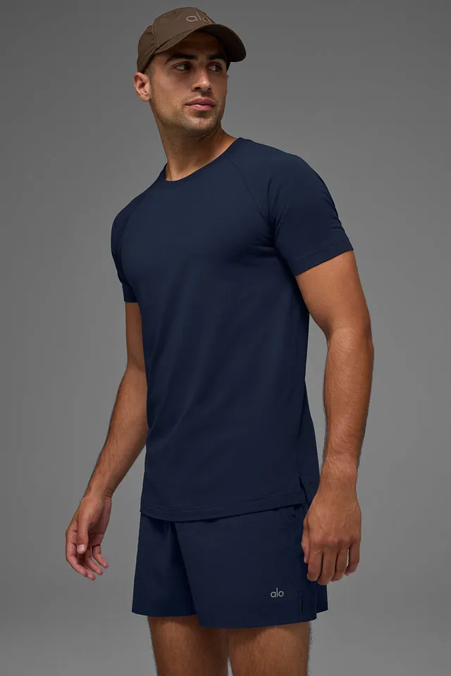 Movement Vapor Crewneck Short Sleeve - Navy