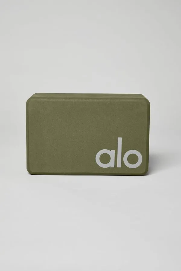 Uplifting Yoga Block - Jungle/Silver