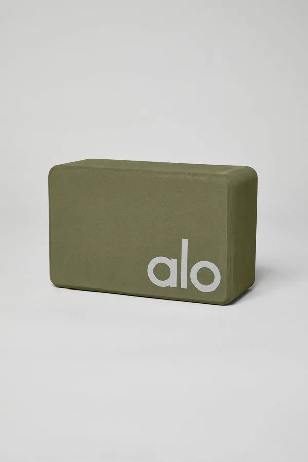Uplifting Yoga Block - Jungle/Silver