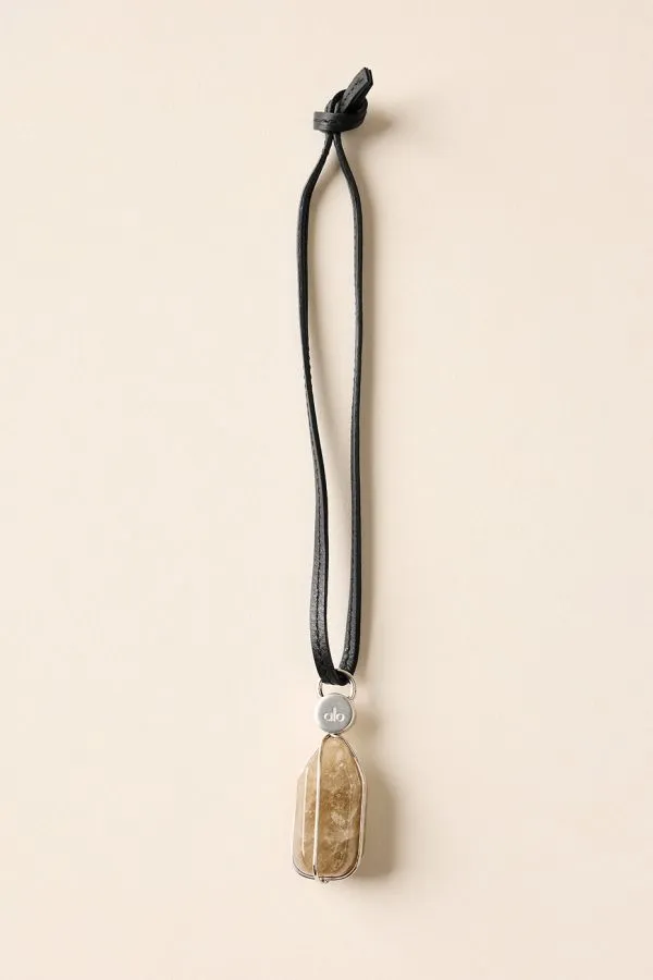 Intention Crystal - Smoky Quartz/Chrome