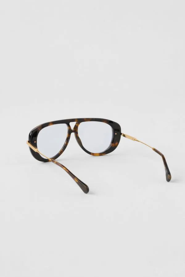 Aviator Sunglasses - Tortoise/Blue