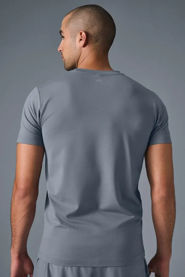 Conquer Reform Crewneck Short Sleeve - Steel Grey