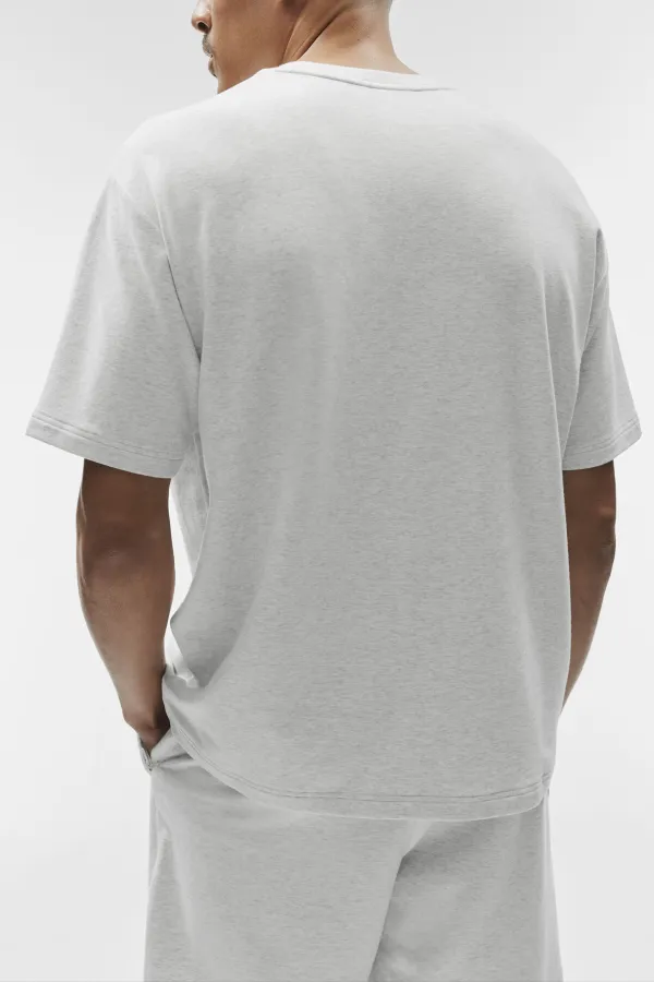 Double Take Short Sleeve - White Heather