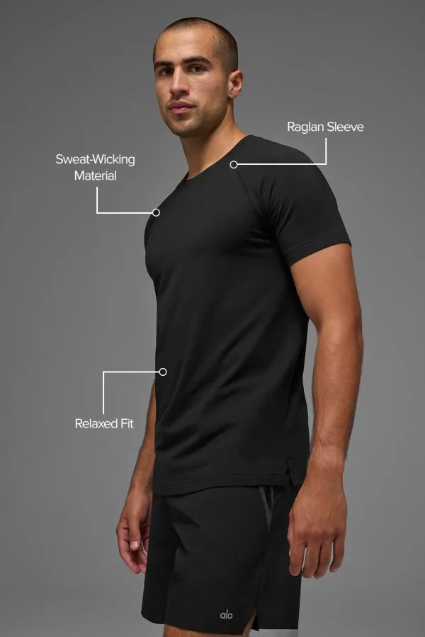 Vapor Crewneck Short Sleeve - Black