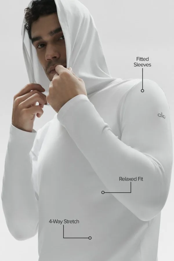 Conquer Reform Long Sleeve With Hood - White