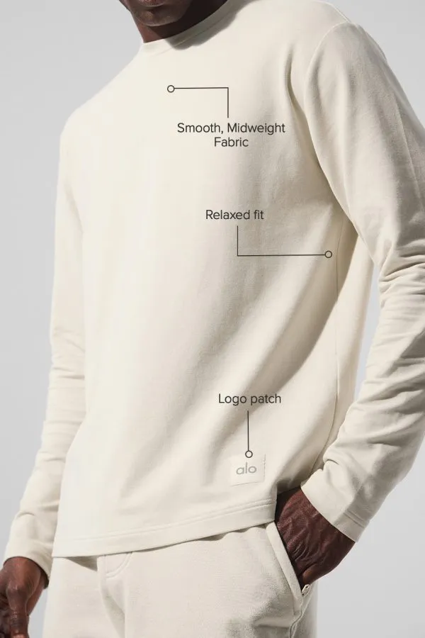 Double Take Long Sleeve Crew - Bone