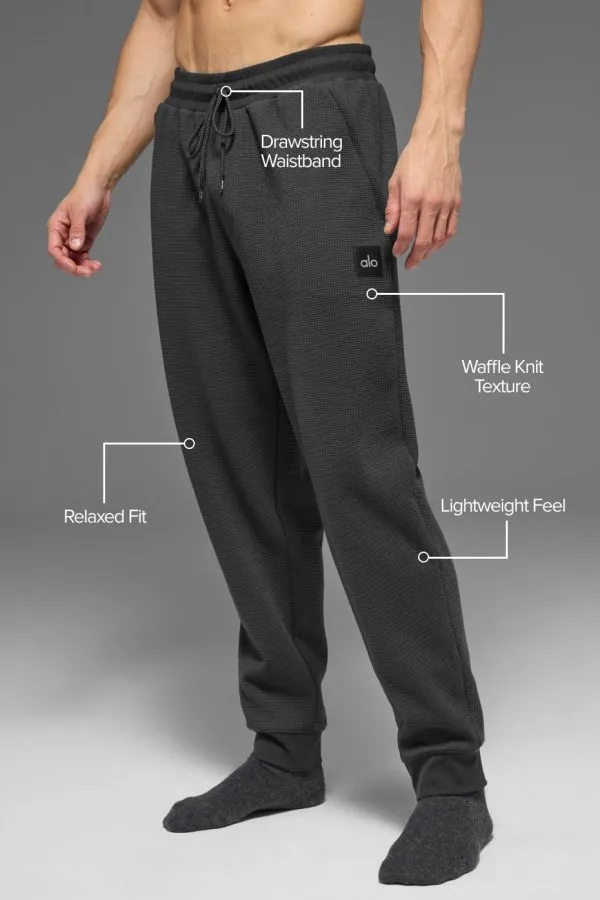 Waffle Lounge Jogger - Anthracite
