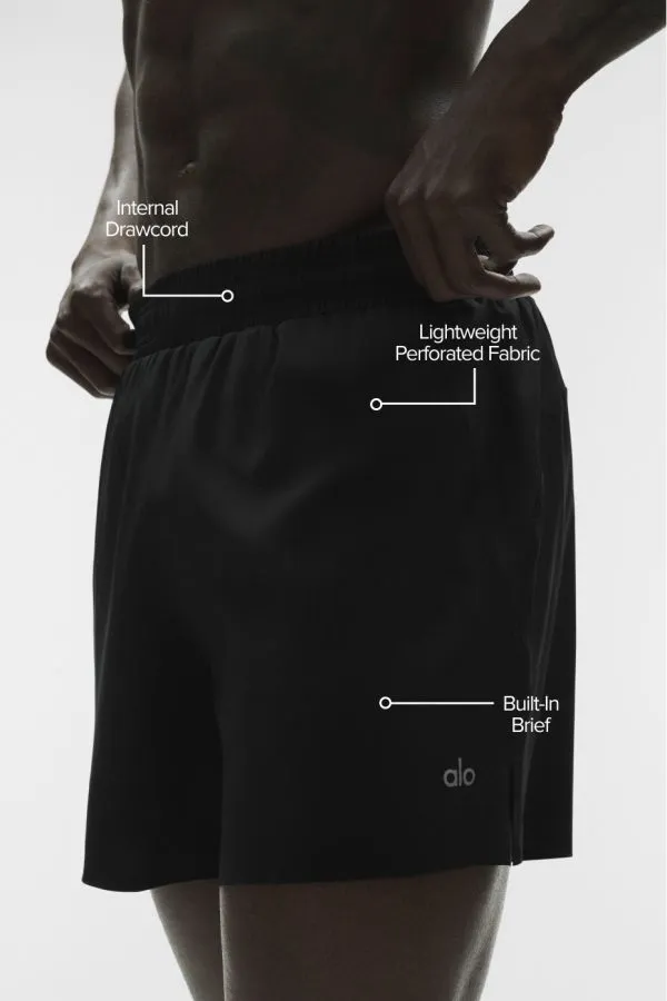 5" Adapt Running Short - Black