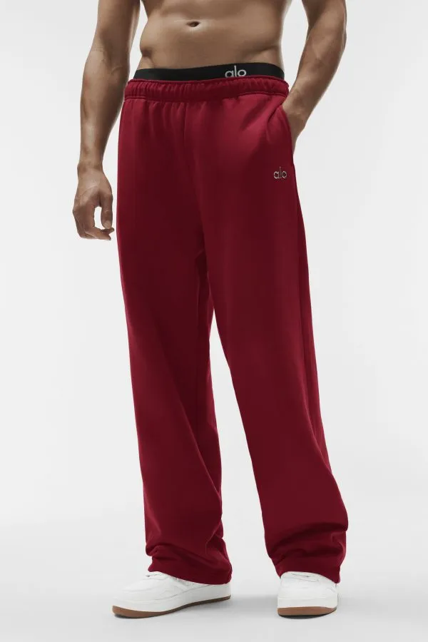 Accolade Straight Leg Sweatpant - Summer Romance Red