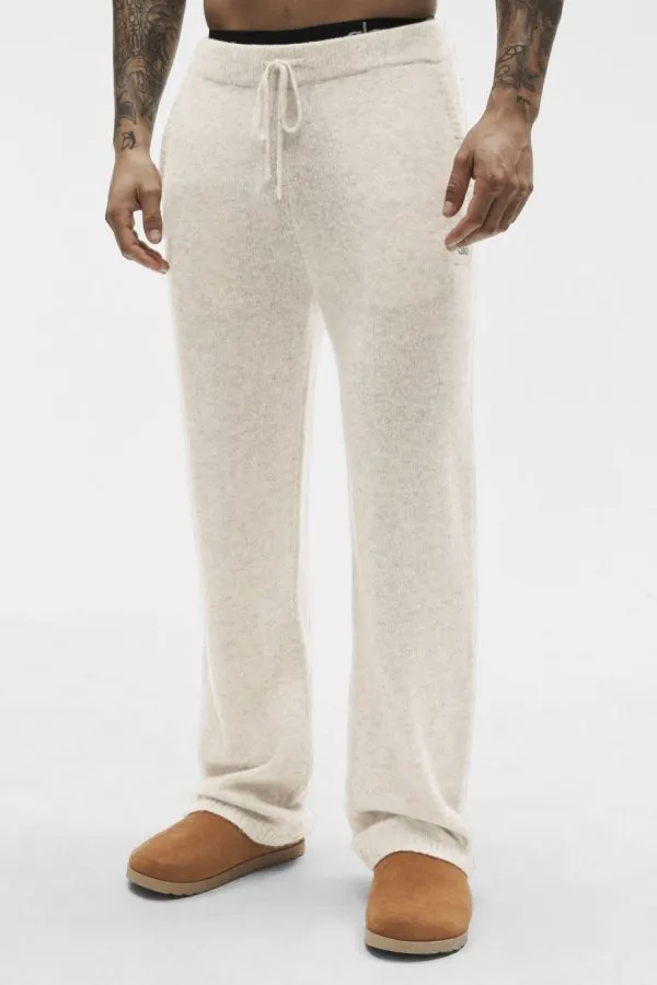 Wool Cashmere New Class Sweatpant - Oatmeal Heather