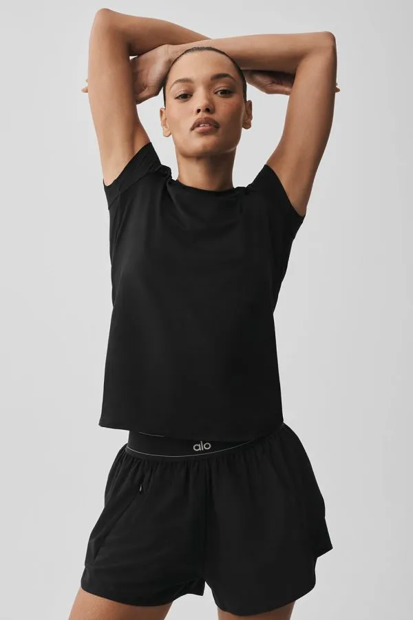 Ultrasoft Finesse Tee - Black