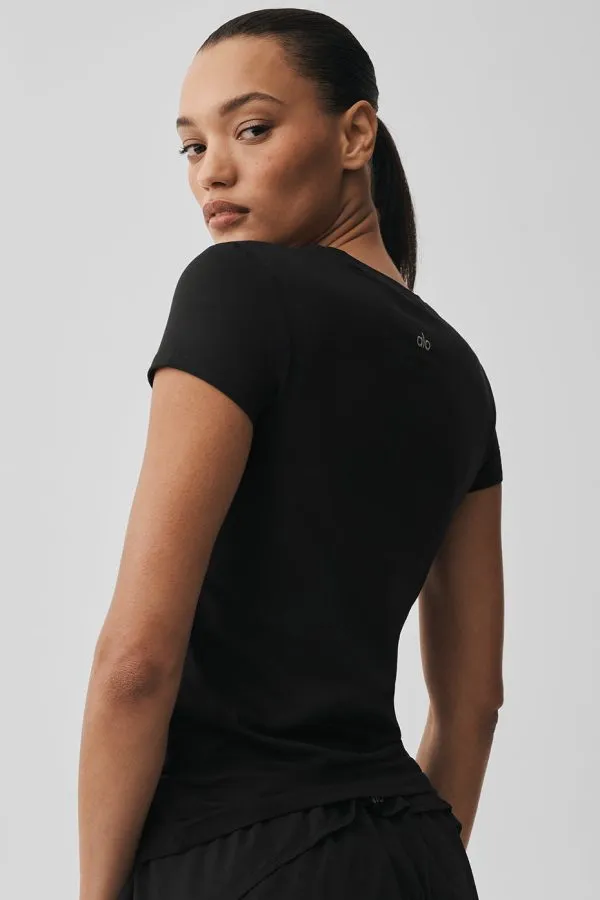 Ultrasoft Finesse Tee - Black