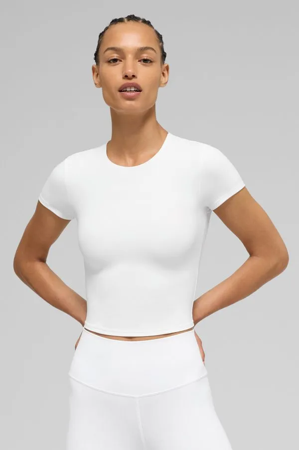 Softsculpt Precision Short Sleeve Top - White
