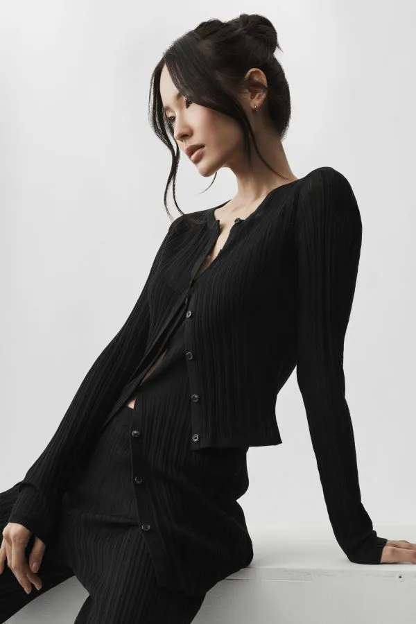 Sweater Sunlit Cardigan - Black
