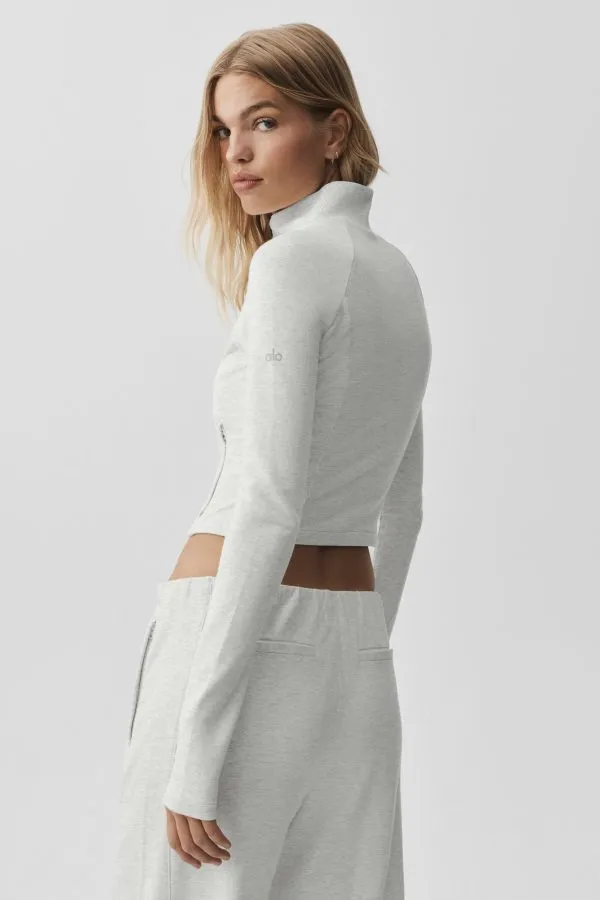 Sway On The Go Jacket - White Heather