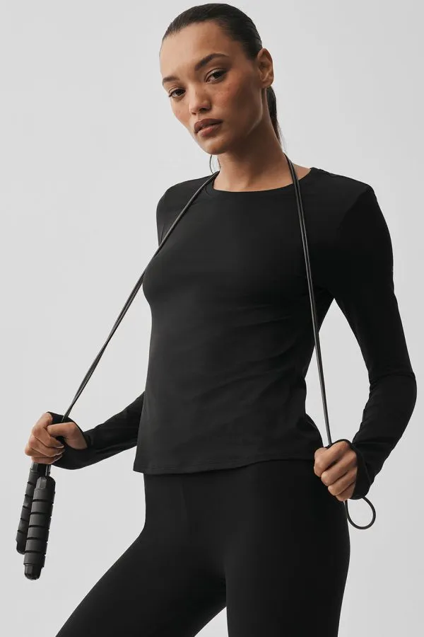 Ultrasoft Finesse Long Sleeve - Black