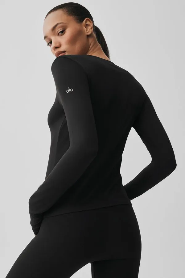 Ultrasoft Finesse Long Sleeve - Black