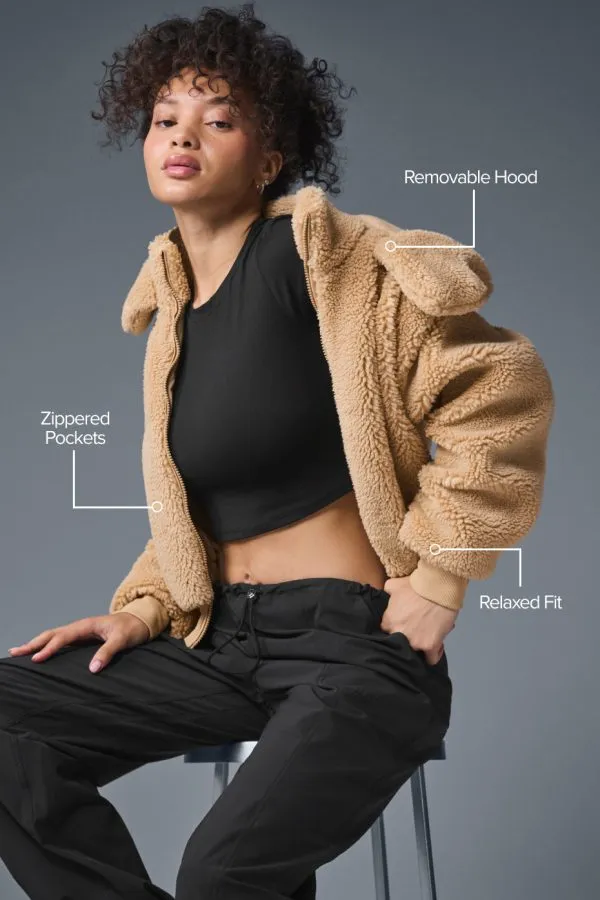 Foxy Sherpa Jacket - Camel